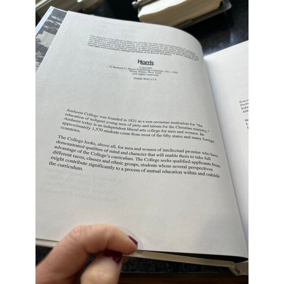 Amherst College Biographical Records 1993 Graduates & Non-Graduates 1912-1992 - Picture 4 of 4